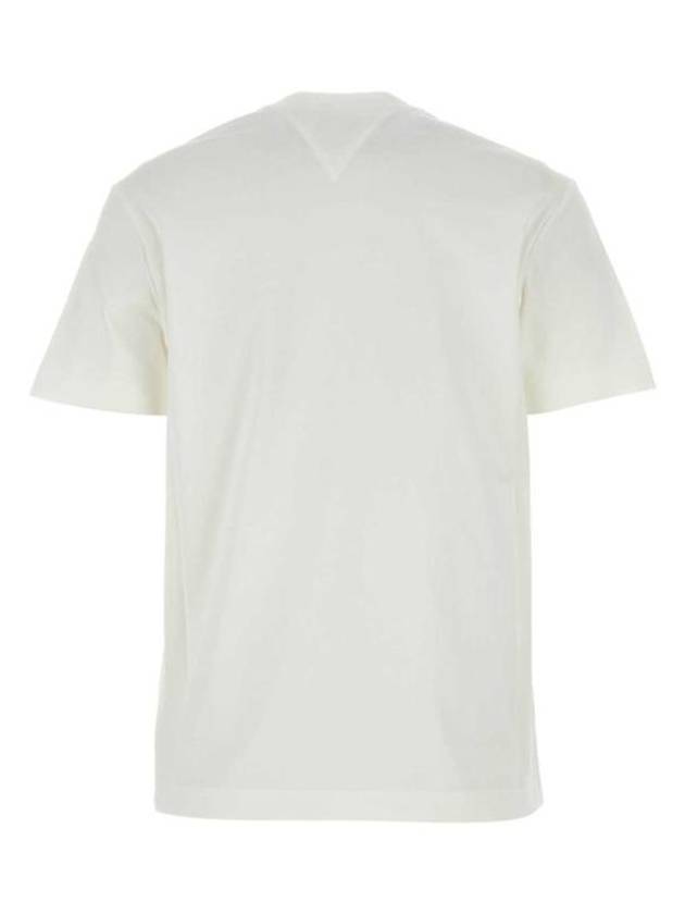 Cotton Short Sleeve T-Shirt White - BOTTEGA VENETA - BALAAN 3