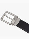 Buckle leather belt black - MONTBLANC - BALAAN 4