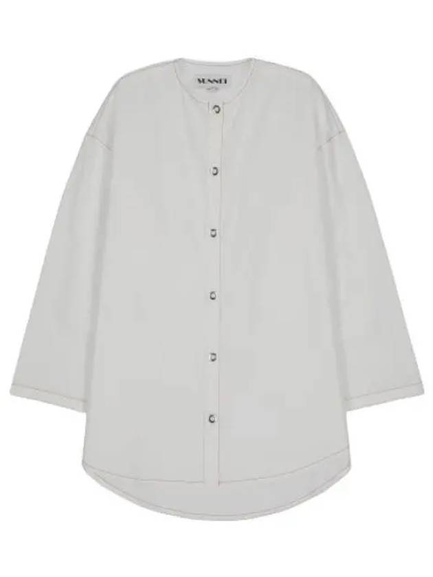 mega overshirt white - SUNNEI - BALAAN 1