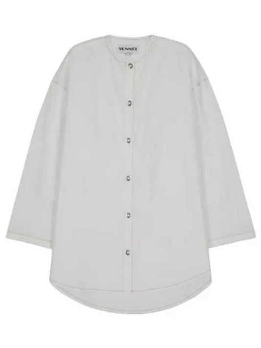 mega overshirt white - SUNNEI - BALAAN 1