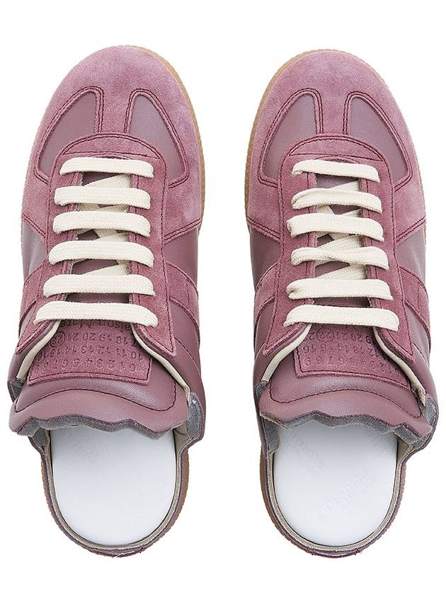 Women's Replica Cut Out Low Top Sneakers Mule Pink - MAISON MARGIELA - BALAAN 7