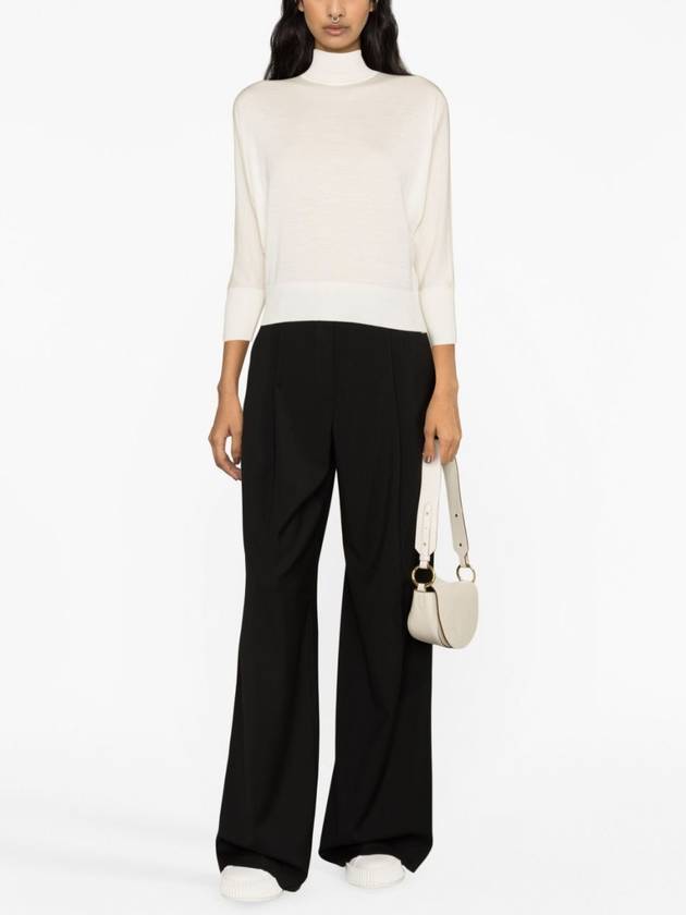 Talea Virgin Wool Knit Top White - MAX MARA - BALAAN 5