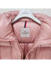 Women s Logo Patch DOURO Down Padded Short Jacket Pink 1A00069 595ZZ 500 - MONCLER - BALAAN 9