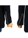 double line zipper sleeve wool coat jacket black - IRO - BALAAN.