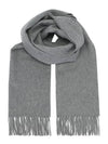 Wes Dahlia cashmere scarf muffler light gray WSDALIA 009 - MAX MARA - BALAAN 2