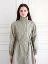 A-Line Jumper Hooded Trench Coat Green - RS9SEOUL - BALAAN 2