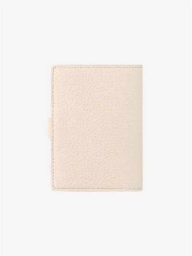 LV Vertical Compact Half Wallet Quartz White - LOUIS VUITTON - BALAAN 4