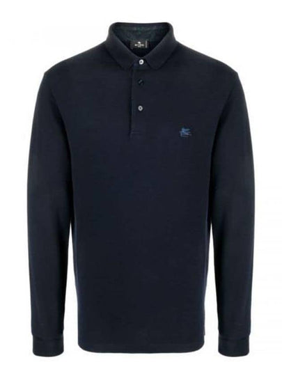 Pegaso Embroidery Polo Shirt Navy - ETRO - BALAAN 2