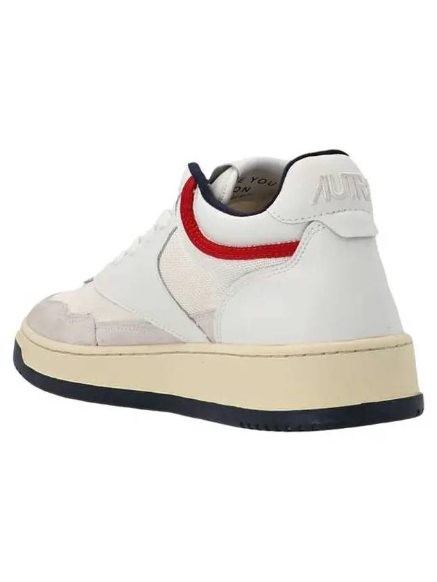 Open Mesh Mid Low Top Sneakers White - AUTRY - BALAAN 3