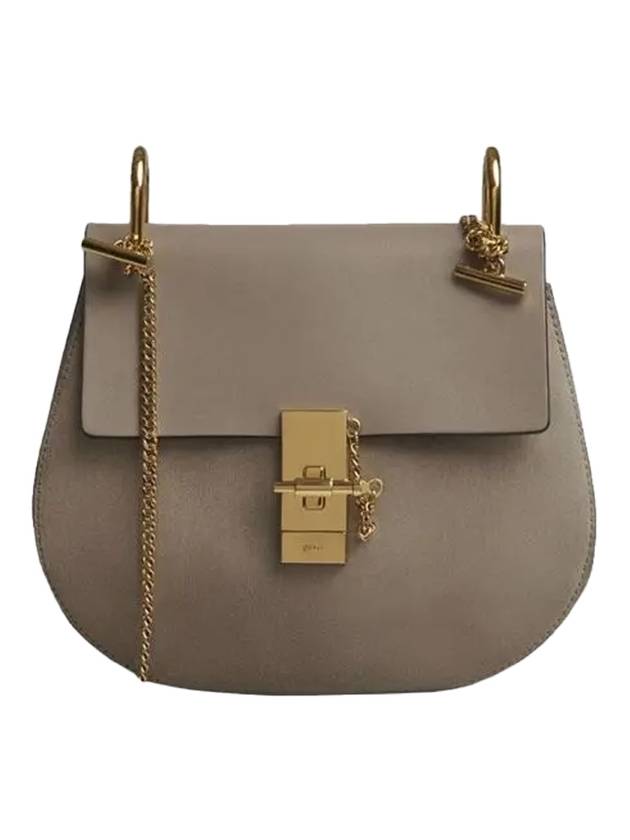 Drew shoulder bag gray - CHLOE - BALAAN.