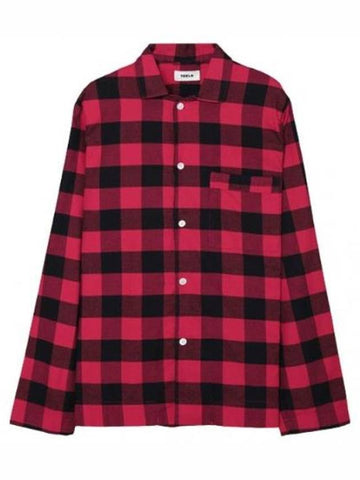 long sleeve shirt flannel pajamas - TEKLA - BALAAN 1