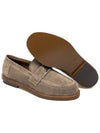 Seal Plaque Suede Loafers Brown - ALEXANDER MCQUEEN - BALAAN 4