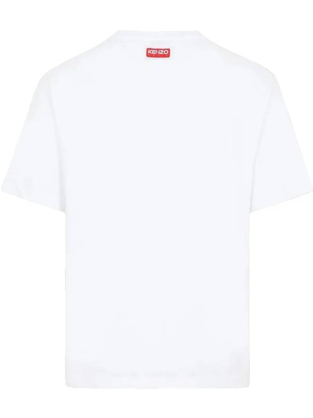 Flower Logo T-Shirt White 5TS445 4SO 01 - KENZO - BALAAN 3