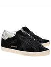 Superstar Velvet Low-Top Sneakers Black - GOLDEN GOOSE - BALAAN 3