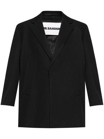 Jil Sander Oversized Wool Gabardine Tailored Jacket - JIL SANDER - BALAAN 1