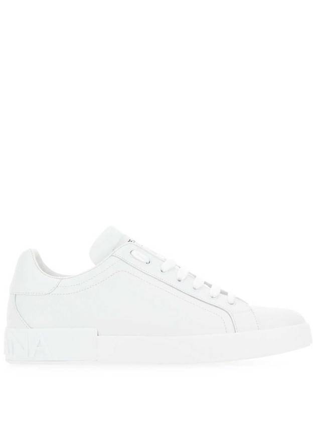 Portofino Calfskin Low Top Sneakers White - DOLCE&GABBANA - BALAAN 2