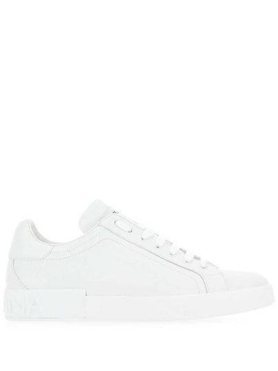 Portofino Calfskin Low Top Sneakers White - DOLCE&GABBANA - BALAAN 2