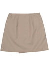 Happiness two button wrap skirtbeige - HARDCORE HAPPINESS - BALAAN 5