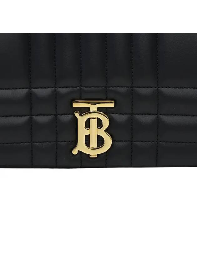 Lola Quilted Lambskin Small Shoulder Bag Black - BURBERRY - BALAAN 4