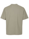 Men's Overfit Pocket Short Sleeve T-Shirt Light Khaki - SOLEW - BALAAN 3