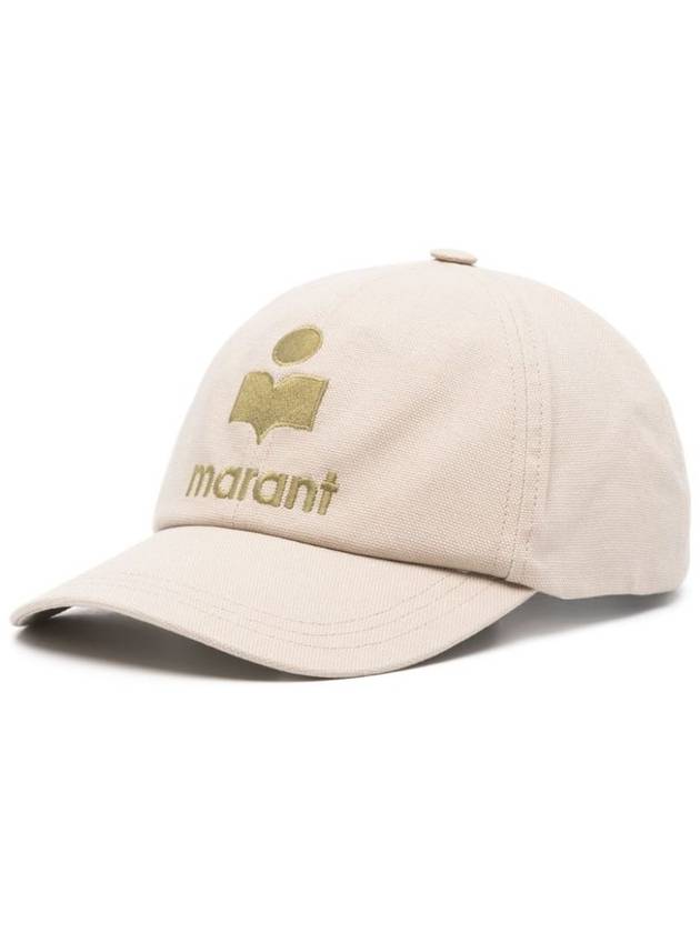 Tyron Logo Ball Cap Beige - ISABEL MARANT - BALAAN 2