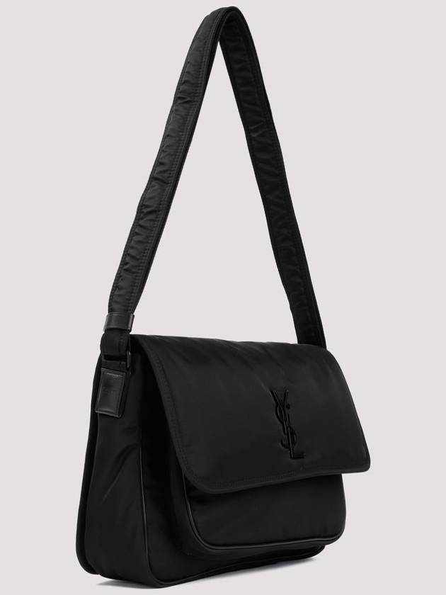 Niki Crossbody Bag In Econyl Black - SAINT LAURENT - BALAAN 4