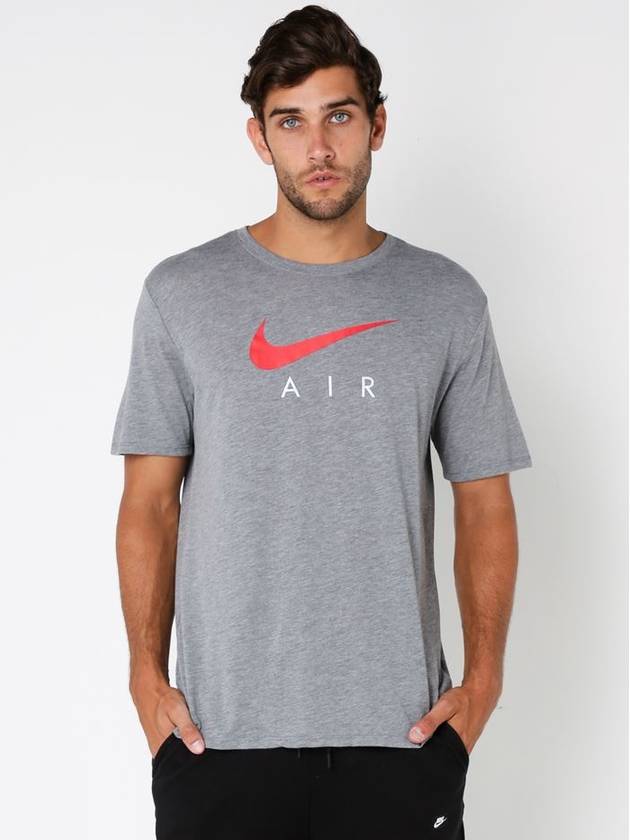 01940626096Hybrid Air TshirtGrey Red - NIKE - BALAAN 1