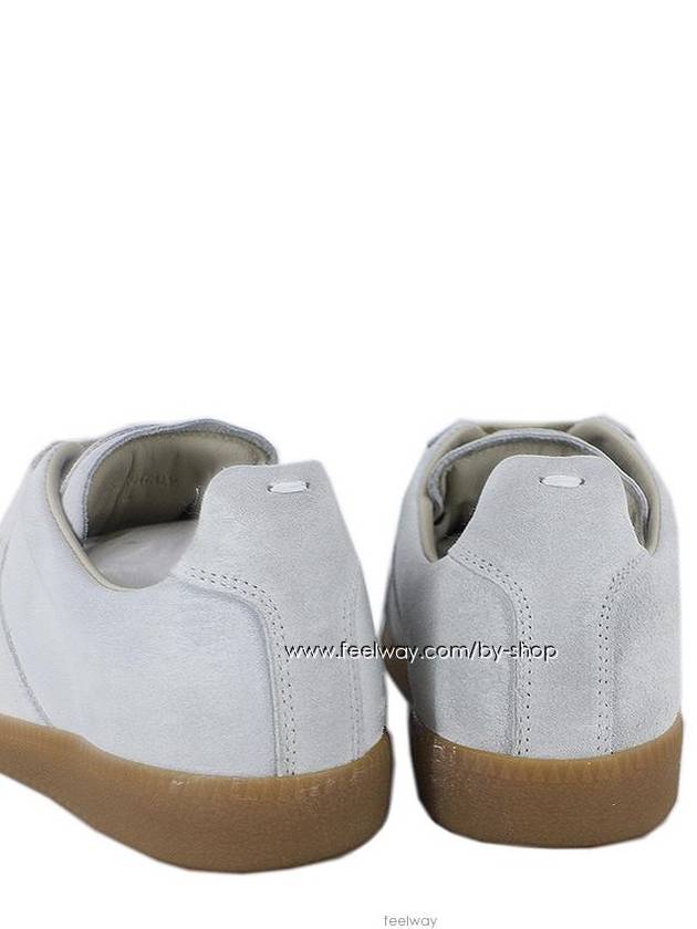 Women's Suede Replica German Army Low Top Sneakers Gray - MAISON MARGIELA - BALAAN 7