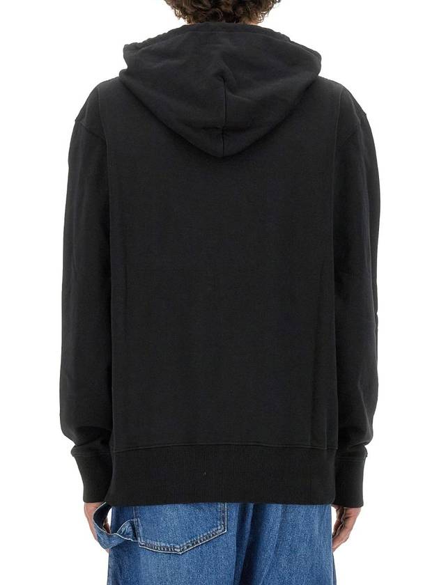 Canary Embroidered Drawstring Hoodie Black - JW ANDERSON - BALAAN 4