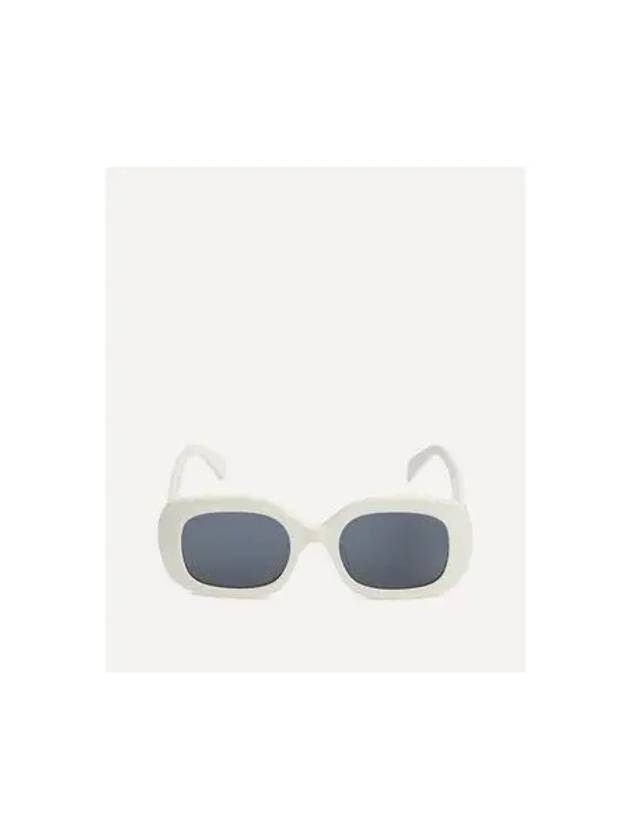 Eyewear Triomphe 10 Acetate Sunglasses White - CELINE - BALAAN 2