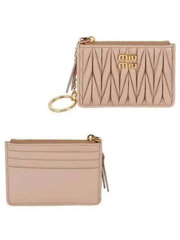 MIU Materasse Zipper Card Wallet 271532 - MIU MIU - BALAAN 1