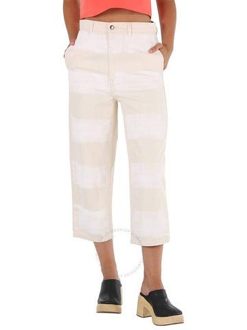 Marni Ladies Striped Pattern Cotton Culotte Pants, Brand Size 38 (US Size 6) - MARNI - BALAAN 1