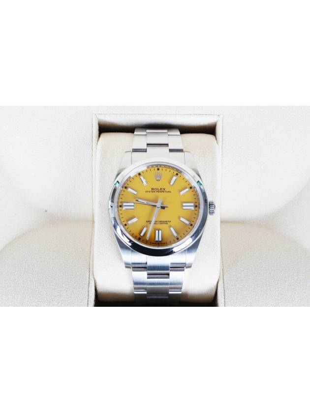 Oyster Perpetual 41 Yellow 21 Years - ROLEX - BALAAN 3