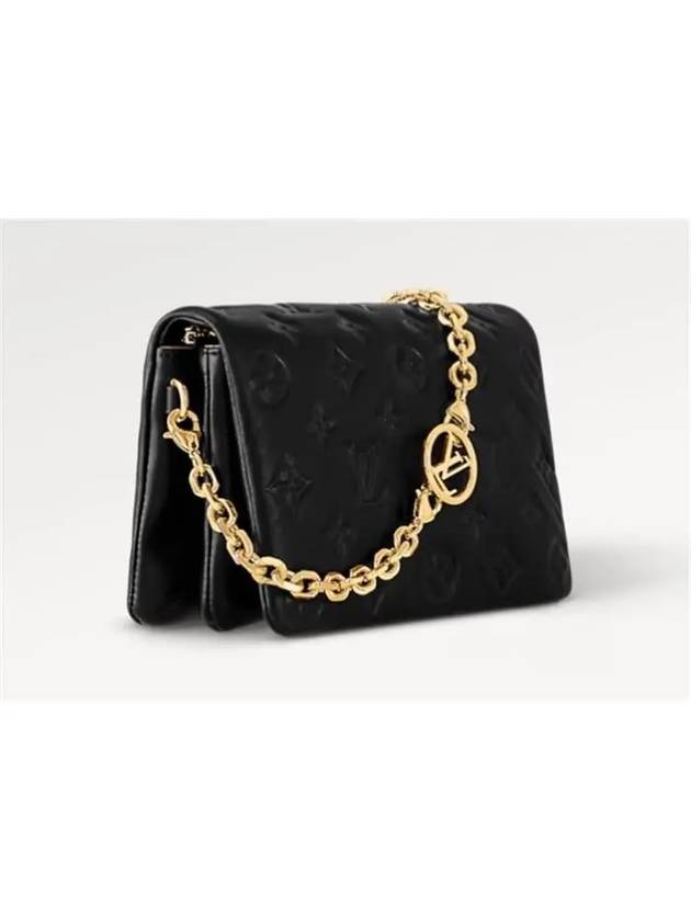 Pochette Coussin Monogram Leather Shoulder Bag Black - LOUIS VUITTON - BALAAN 3