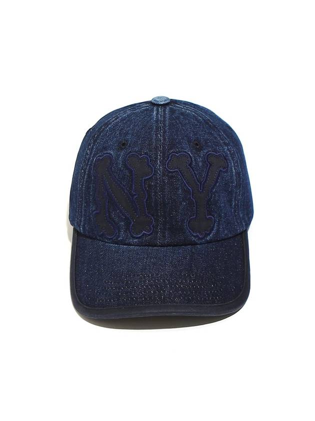 NY Emblem Washed BB Cap Navy - OGARP - BALAAN 2