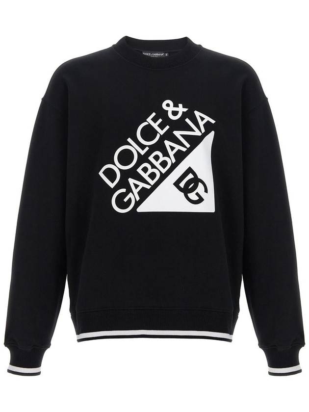 Dolce & Gabbana Logo Print Sweatshirt - DOLCE&GABBANA - BALAAN 1