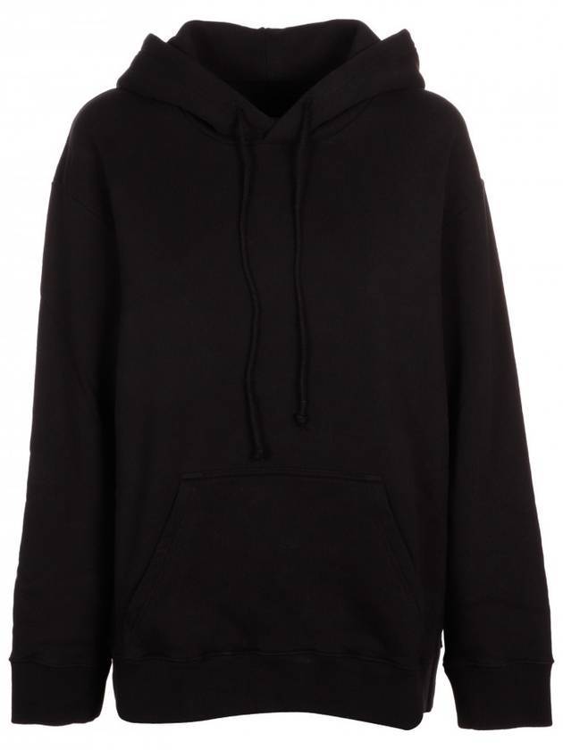 Women's Back Logo Print Hoodie Top Black - MAISON MARGIELA - BALAAN 1