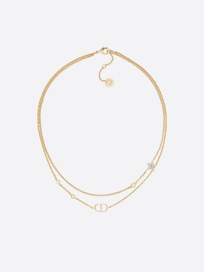 Petit CD Double Necklace Gold - DIOR - BALAAN 2