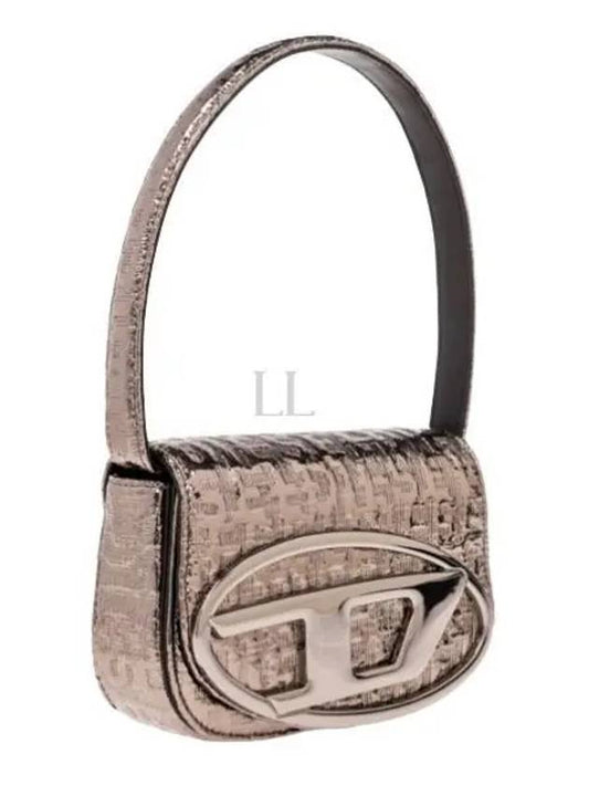 1DR Metallic Monogram Iconic Shoulder Bag Pink - DIESEL - BALAAN 2