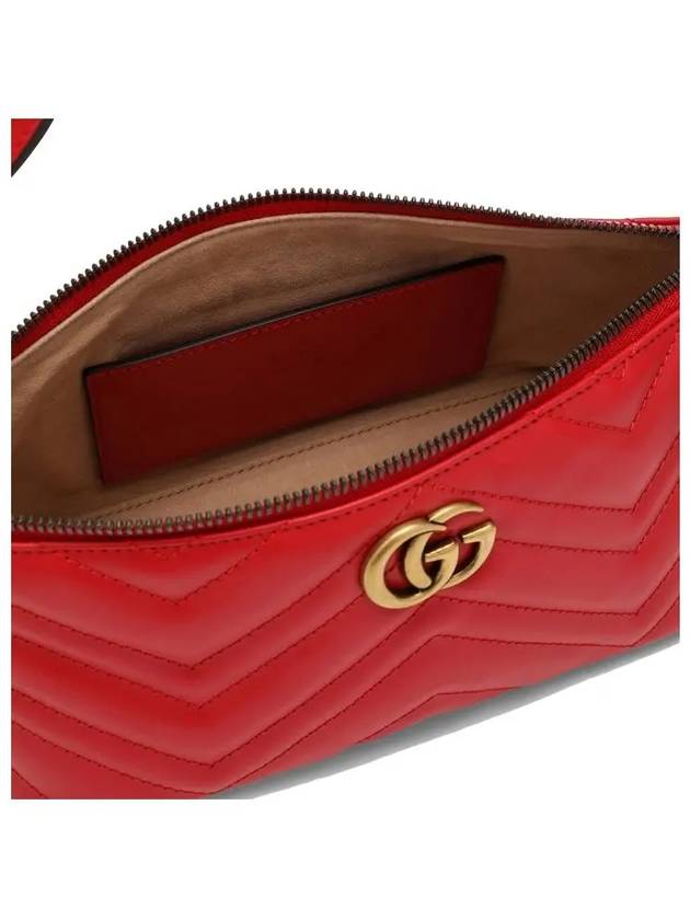 GG Marmont Shoulder Bag Red - GUCCI - BALAAN 5