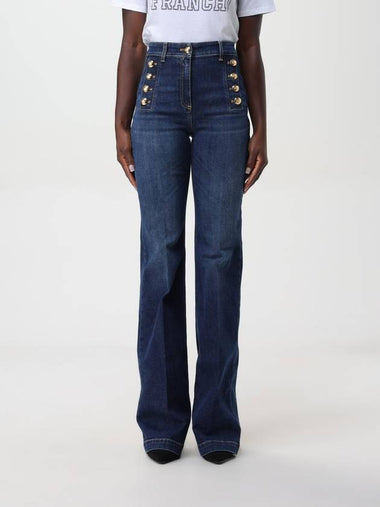 Jeans Elisabetta Franchi in denim di cotone - ELISABETTA FRANCHI - BALAAN 1