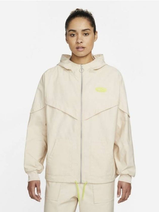 Sportswear Icon Clash Windbreaker Beige - NIKE - BALAAN 2