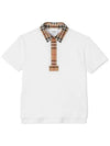 Kids Women s Vintage Check Collar T Shirt 8051774 - BURBERRY - BALAAN 2