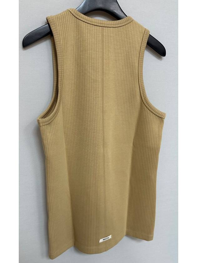 Men s RC Jacquard Logo Ribbed Tank Top 95 - RECTO - BALAAN 6