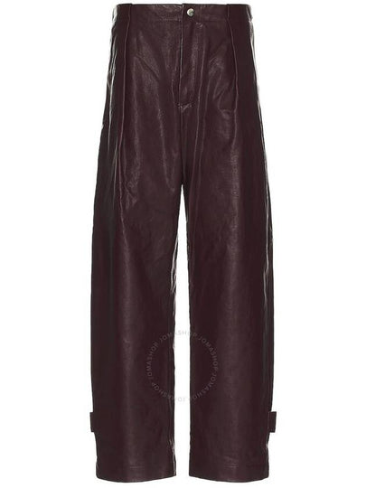 pleated leather pants 8079086 - BURBERRY - BALAAN 2