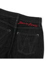 W Harrison embroidered jeans 19020002 W00HF DE BK - VIVIENNE WESTWOOD - BALAAN 5