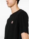 Maison Kitsune Fox Head Patch Classic T Shirt Black - MAISON KITSUNE - BALAAN 5
