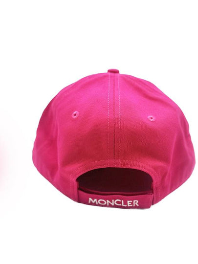 Logo Patch Baseball Cap Pink I1 093 3B00040 V0006 545 - MONCLER - BALAAN 2