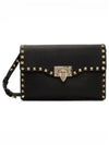 Women's Rockstud Small Shoulder Bag Black - VALENTINO - BALAAN 2