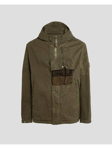 Batic Hooded Jacket Green - CP COMPANY - BALAAN 1